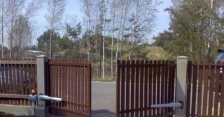 Купить распашные ворота из штакетника Малгобек, цена от 2768 руб.