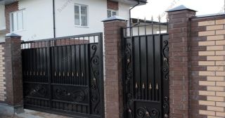 Купить распашные ворота кованные Малгобек, цена от 4857 руб.